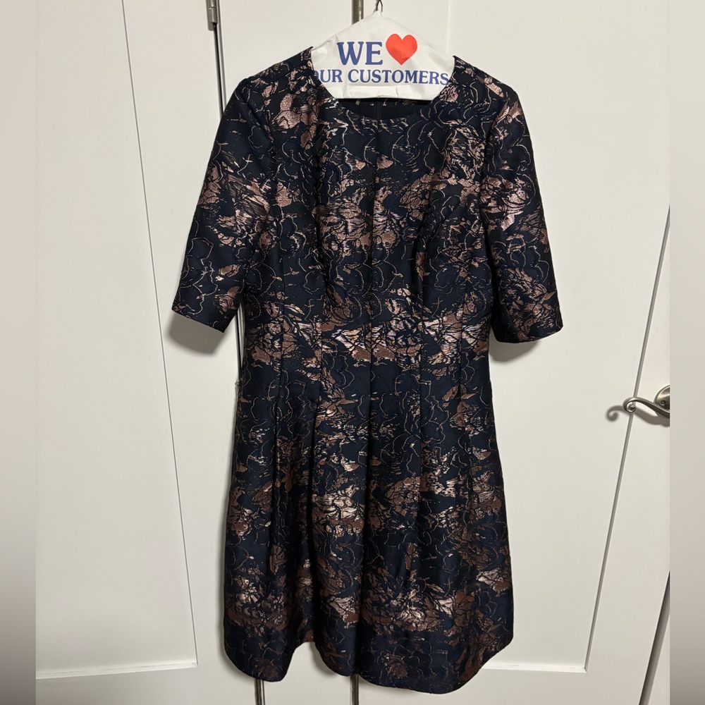 Ricki Freeman Teri Jon Elegant Knee Length Dress